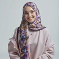 طرحة كريب ديجيتال شيفون